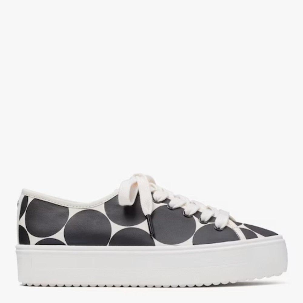 kate spade canvas dot serve sneakers